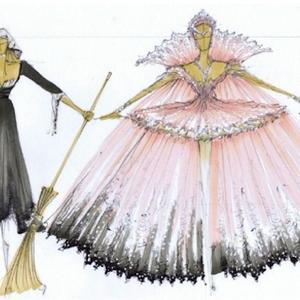 Cinderella at home and at the ball.  Costume design by Tracy Grant-Lord.